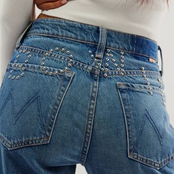 MOTHER The Bowie Rambler Zip Ankle Jeans - Under Pressure Size 29 - Picture 3 of 11